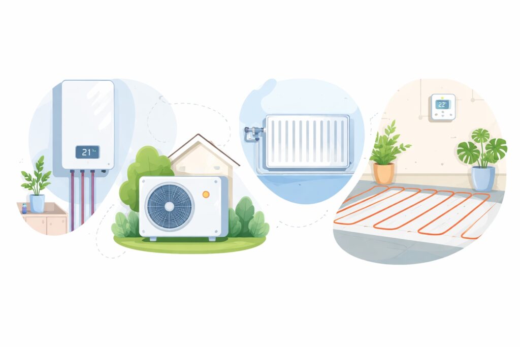 central heating systems found in bath